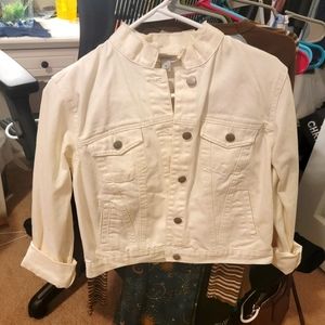 White Jean jacket